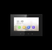 DS-KH6320-LE1 - Monitor IP 7" / Pantalla Touch 7" para Videoportero IP / Vídeo en Vivo / PoE Estándar / Apertura Remota / Llamada Entre Monitor