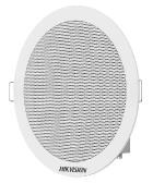 DS-QAE0206G1-V / Altavoz de techo analógico 6W / Al adoptar un lavabo acústico de fibra de papel compuesto, la calidad MAS IVA