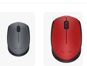 MOUSE LOGITECH M170 - INALAMBRICO - BLANCO NEGRO ROJO IVA INCLUIDO