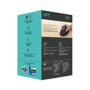 MOUSE LOGITECH LIFT VERTICAL - ERGONOMICO - INALAMBRICO - BLUETOOTH - 6 BOTONES - USB - GRAFITO VA INCLUIDO