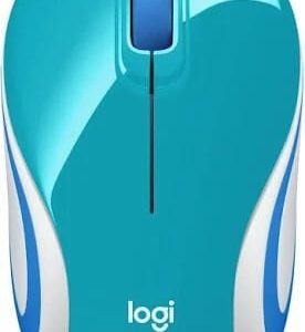 MOUSE MINI LOGITECH M187 - INALAMBRICO - ULTRAPORTATIL - USB - AZUL PALACE IVA INCLUIDO