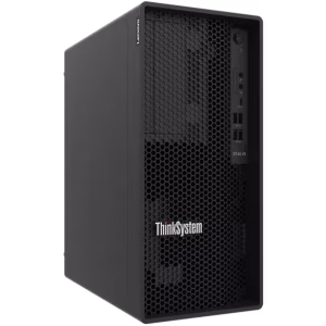 SERVIDOR LENOVO ThinkSystem ST45 V3, AMD EPYC 4124P 4C/8 hilos 3.8GHz/5.1GHz, RAM DDR5 16GB, Disco Duro 2TB SATA,SSD 960GB NO DVD (7DH4A00GLA)(iva inc garatia (12 )