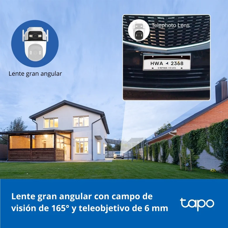 CAMARA TP-LINK Para Exteriores Doble Lente WiFi Vigilancia Tapo C545D 2K 3MP Vision Nocturna Avanzada (iva inc) - Image 3