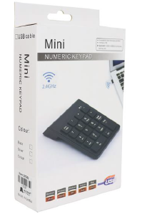 Mini Teclado numérico • Teclado alámbrico • Conexión USB 2.0 • Compatible con: Windows/Android/MAC • Medidas: 860x130x20 mm IVA INCLUIDO