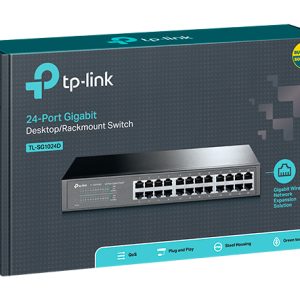 SWITCH TP-LINK 24 Puertos TL-SG1024D 10/100/1000 Mbps (iva inc