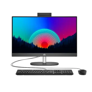 AIO HP 24-CR0353LA, Intel Core I5 1334U, SSD 512GB, DDR4 16GB, NO DVD, Pantalla 23.8" FHD IPS, FreeDOS, Negro (C34JGLA#ABM