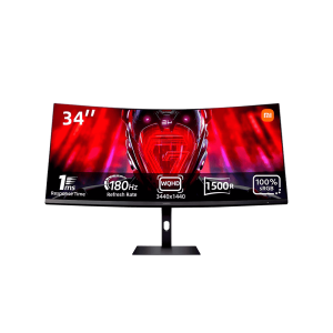 Monitor Led Xiaomi 34″ Curvo Wqhd (1ms-180hz) Rgb Ajus G34wqi