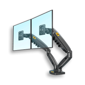 Soporte Monitor Nb-F160 (17″-27) Dual Negro Mate