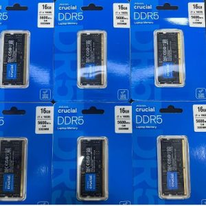DDR5 16GB 5600 CRUCIAL PORTÁTIL 5600 NUEVAS   ORIGINALES   CONFIRMAR PRECIOS Y EXISTENCIAS  VALORES ANTES DE IVA 