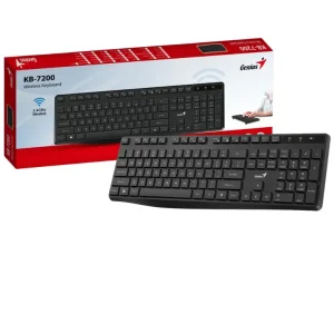 TECLADO GENIUS KB-7200 Inalambrico Negro (iva inc