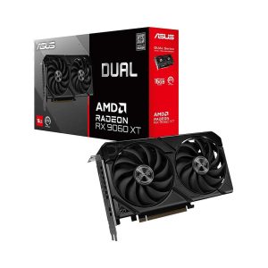 Tarjeta de Video Asus Amd Radeon Rx 9060 Xt Dual Negra 16 Gigas