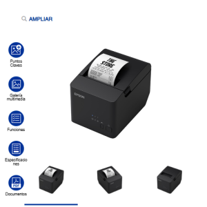 EPSON TM-T20IIIL-001 NEGRA, POS, Termica USB+SERIAL (C31CH26001)(iva inc)