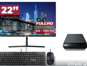 CATEGORIA JANUS WORKSTATION PROCESADOR INTEL CORE I5 12400 – Frecuencia base 2.50 GHz, Turbo 4.40 GHz, Caché 18 MB L3 BOARD H610M - 2 SLOTS