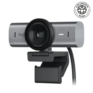 CAMARA WEB LOGITECH MX BRIO - UHD 4K/30 FPS - CAMPO VISUAL 90Â°/78Â°/65Â° - 2 MICROFONOS - USB-C - NEGRA - CON CLIP Y TAPA - LENTE EN CRISTAL