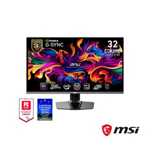 Monitor Qd-Oled Msi 32″ Uhd 4k (0,03ms-240Hz) Ajust 321urx Usb-C