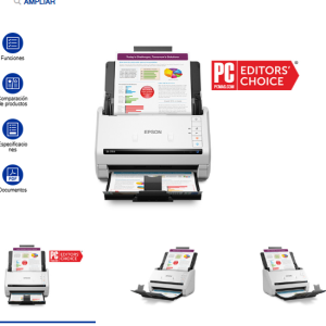 EPSON ESCANER WORKFORCE DS-770II, Ãƒâ€oeptica: 600 dpi/MÃƒÂ¡xima interpolada: 1200 dpi, Duplex, ADF (iva inc)