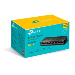 SWITCH TP-LINK 8 Puertos LS1008G 10/100/1000 Mbps (iva inc)