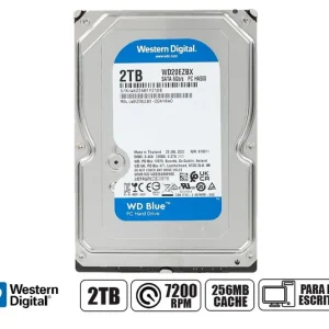 DD 2 TERAS WESTER DIGITAL BLUE 7200 ( WD20EZBX-00PAYRA0 NUEVO ORIGINAL