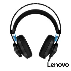 Los Lenovo Legion H300 son unos auriculares gaming con sonido estéreo potente, micrófono retráctil con controles integrados y diseño cómodo, ideales para largas sesiones de juego con conexión universal de 3.5 mm