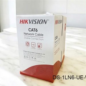 DS-1LN6-UE-W / Bobina de Cable de 305 m (1000 ft) Cat 6 / 100% Cobre / Color Blanco / Uso en Interio - IVA INCLUIDO