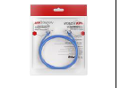 DS-1NP6UEC0 / Cable de Parcheo (Patch Cord) / UTP / Cat. 6 (24 AWG) / 1 Metro / Color Azul / Ideal para PoE+ / Interior IVA INCLUIDO