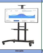 STV-NB1800 SOPORTE PARA TV MÓVIL DE PISO NB AVA 1800 60″ – 90″IVA INCLUIDO
