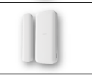 DS-PDMCS-EG2-WB / (AX PRO) Contacto Magnético Inalámbrico Slim / Comunicación de dos vías. Contiene un led indicador. Alimentación: 1 x CR2450 / Dimensiones: Sensor: 29 x 69 x 10 mm Magnetic Stick: 14 x 69 x 10 mm