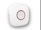 DS-PDEB1-EG2-WB / (AX PRO) Botón de Pánico Inalámbrico para Panel de Alarma IVA INCLUIDO