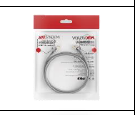 DS-1NP6UEC0 / Cable de Parcheo (Patch Cord) / Cable UTP Cat 6 100% cobre / Cat. 6 (Calibre: 24 AWG) / Tamaño del cable: 10 Metros / Color Gris / Ideal para PoE+ / Interior