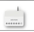 DS-PM1-O1H-WB / (AX PRO) Interruptor Inalámbrico / 1 Salida de Relevador de 100 a 240 VCA (Max. 13A) / 1 Salida de relevador: NO/NC (100 to 240 VAC / Max. 13 A IVA INCLUIDO 