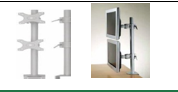 SLCD-196-CS  DOBLE VERTICAL ALUMINIO IVA  INCLUIDO