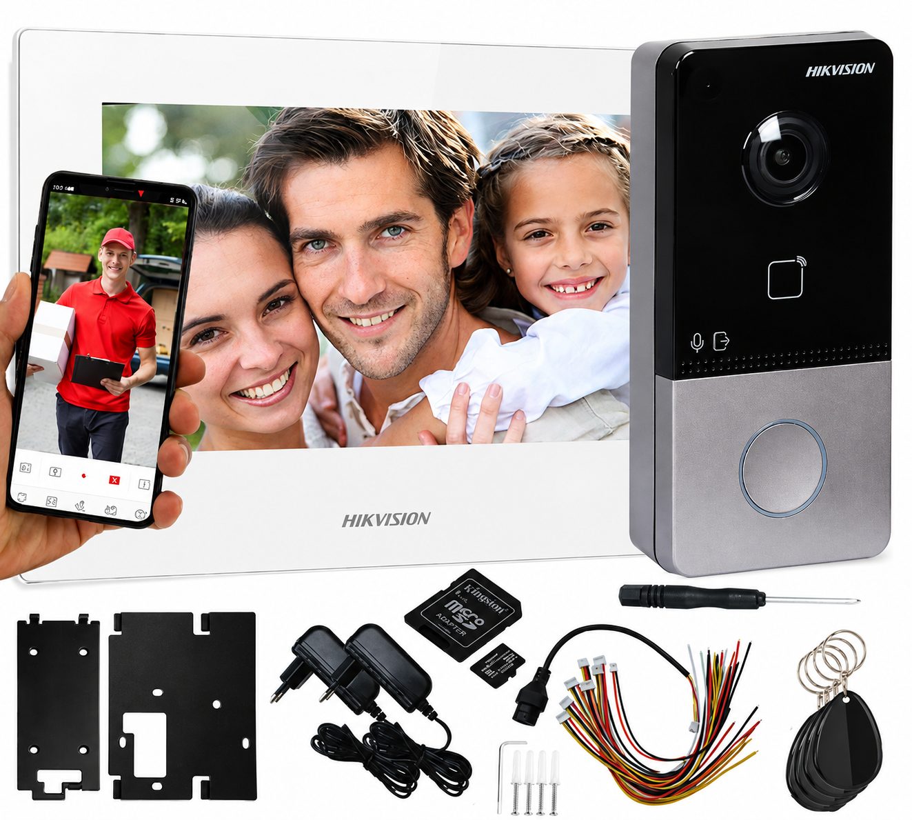 DS-KIS603-P / Kit de Videoportero IP Poe con llamada a App Hik-Connect y Apertura remota - IVA INCLUIDO - Image 4