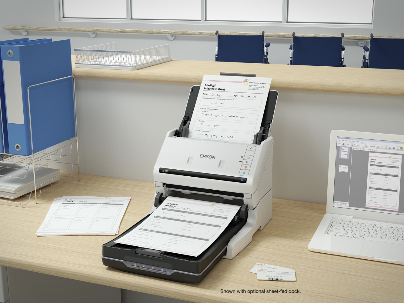 EPSON ESCANER WORKFORCE DS-530II, 300x300 dpi, Duplex (iva in - Image 2