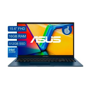 ASUS X1504VA-E84556 - INTEL CORE 5 120U - 16GB DDR5 - 512GB SSD - PANTALLA 15,6" ( TOUCH ) FHD - NO DVD - HDMI - FREEDOS - QUIET BLUE