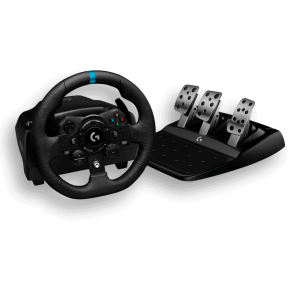 Timon Logitech G923 + Pedales Pc-Xbx Con Palanca IVA  INCLUIDO