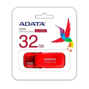 MEMORIA USB ADATA UV240 2,0 - 32GB - ROJA