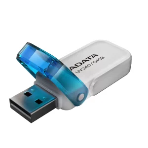 MEMORIA USB ADATA UV240 2,0 - 64GB - BLANCO Y AZUL