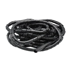 Organizador Para Cables 1,2 Cm Ancho X 5 Metros Largo Negro  IVA  INCLUUDO