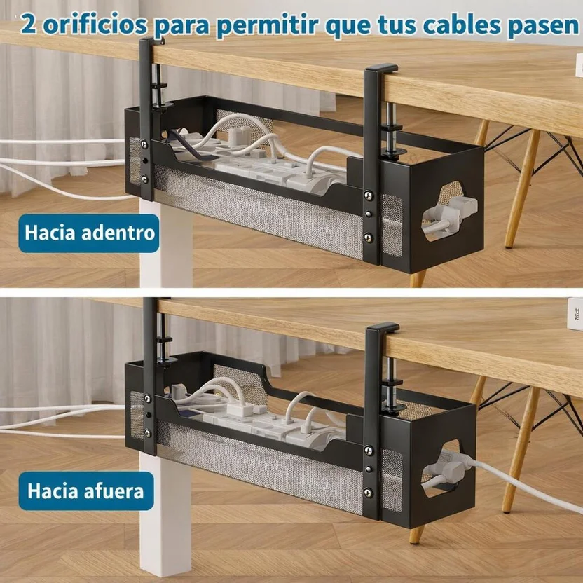 Organizadores de Cables de Escritorio en Acero 34 cm x1 unidad IVA INCLUIDO - Image 2