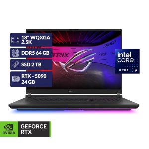Portátil Asus ROG Strix Scar 18 G815LX-SA137W | Ultra 9 275HX | 64GB de RAM | NVMe 2TB | RTX 5090 24GB | 18″ WQXGA 2.5K | Windows 11 Home
