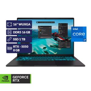 Portátil Asus Gaming V3607vh-Rp010 | Core 7 240h | 16gb De Ram | M.2 Nvme 1tb | 8gb Rtx-5050 | 16″ Pulgadas Wuxga | Negro