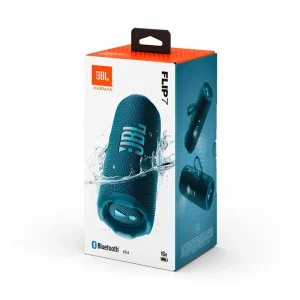 PARLANTE JBL FLIP 7 WATERPROOF IP68 ( BATERY 16 H - BLUETOOTH V5.4 ) NEGRO Y AZUL