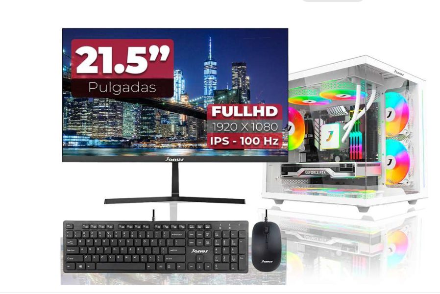 CATEGORIA JANUS HOME / OFFICE PROCESADOR AMD Ryzen 5 3400G – Frecuencia base 3.70 GHz, Turbo hasta 4.20 GHz, Caché L3 de 4 MB. BOARD ASROCK A520M-HDV - 2 SLOT ALMACENAMIENTO SSD 512GB SATA MEMORIAS RAM DDR4 16GB (2X8G - Image 3
