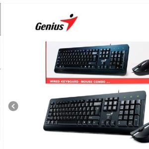 COMBO GENIUS KM-8101 MOUSE + TECLADO Inalambrico Negro (iva inc)