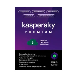 Kaspersky PREMIUM ESD / 1 Dispositivo / 12 Meses / Base *Licenciamiento para Colombia* (KL1047DDAFS